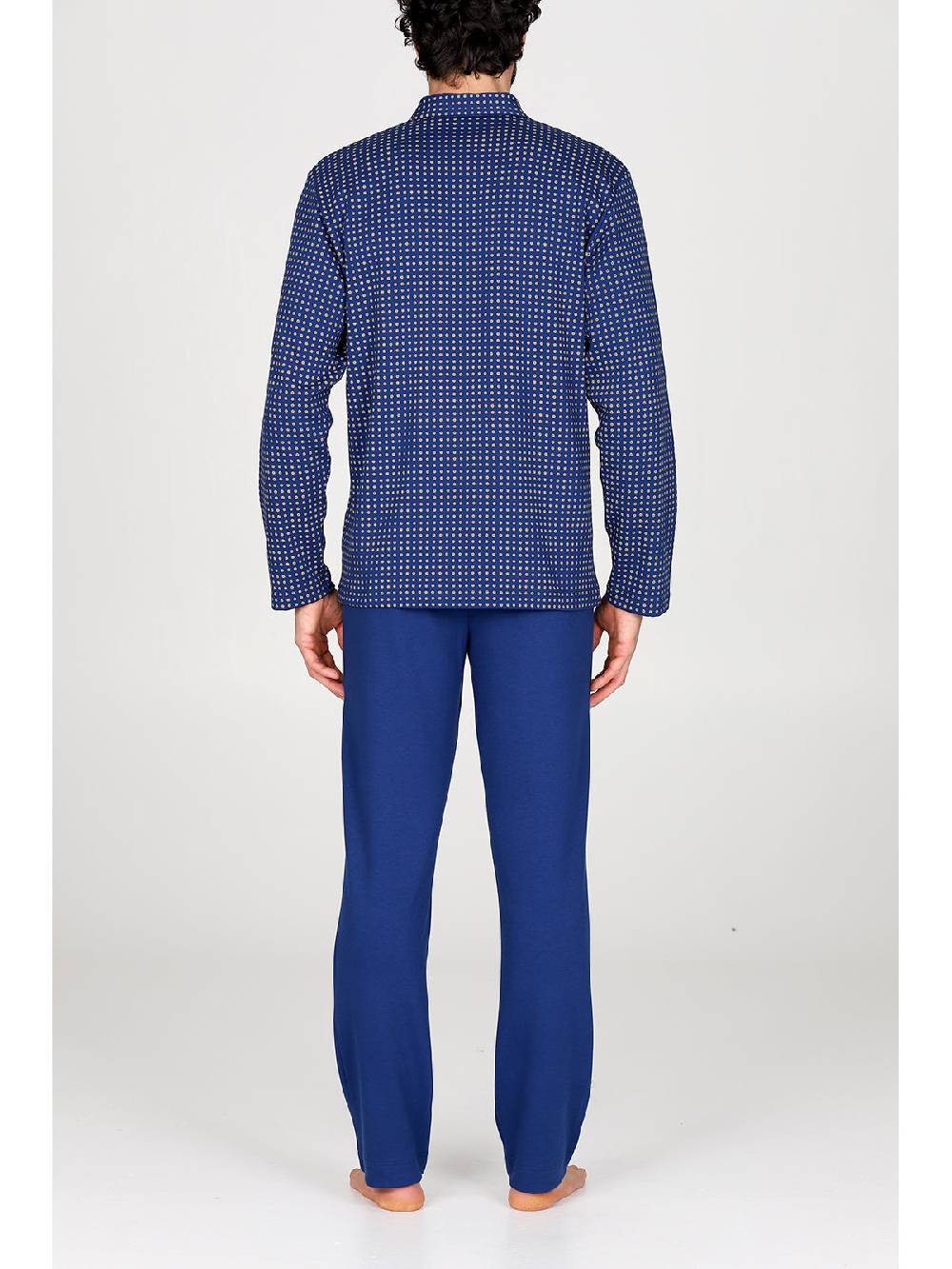 Julipet Pigiama Cardigan In Caldo Interlock Di Puro Cotone