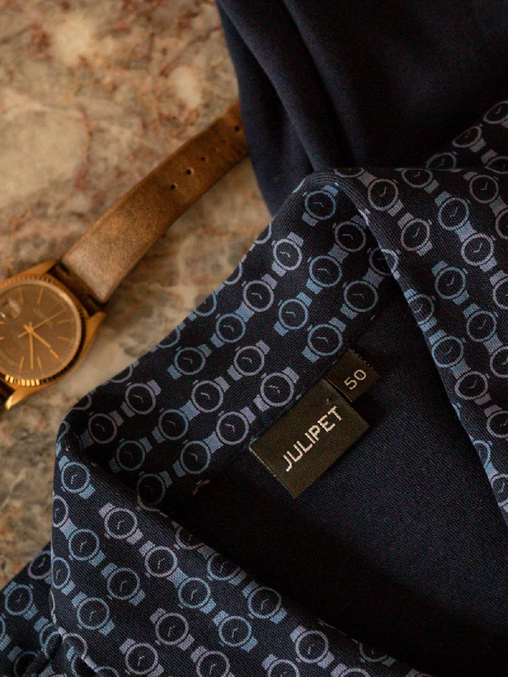 Julipet Pigiama Cardigan In Caldo Interlock Di Puro Cotone