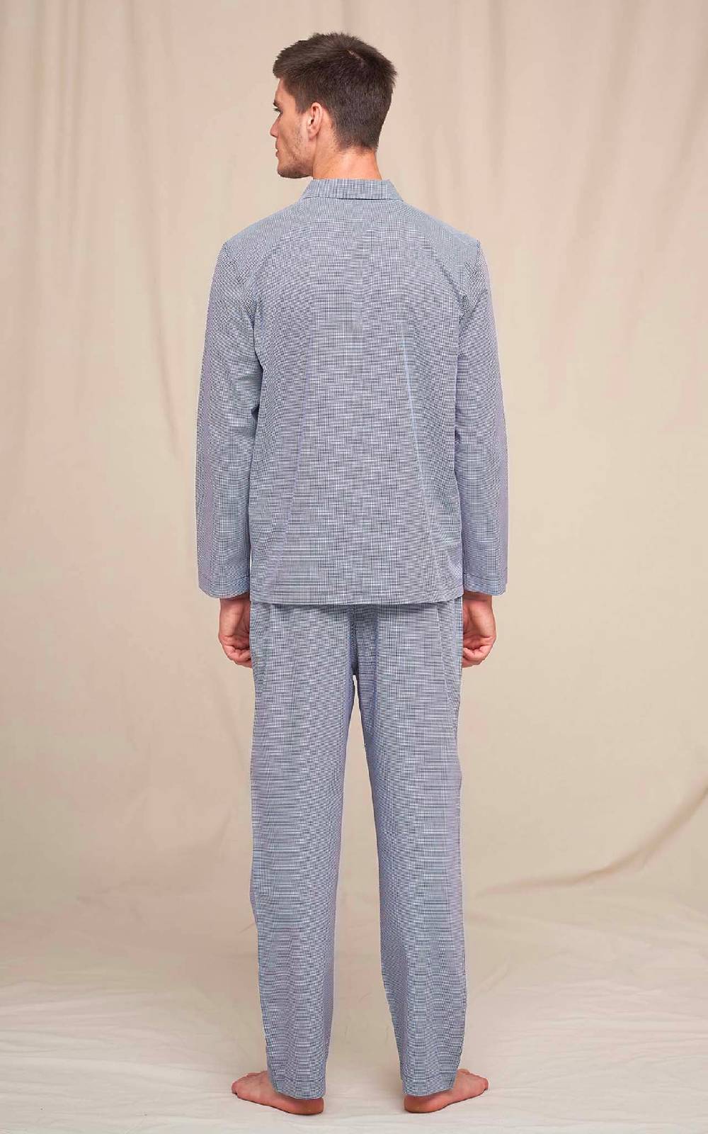 Julipet Pigiama Classico In Pregiato Tessuto Jacquard Di Puro Cotone