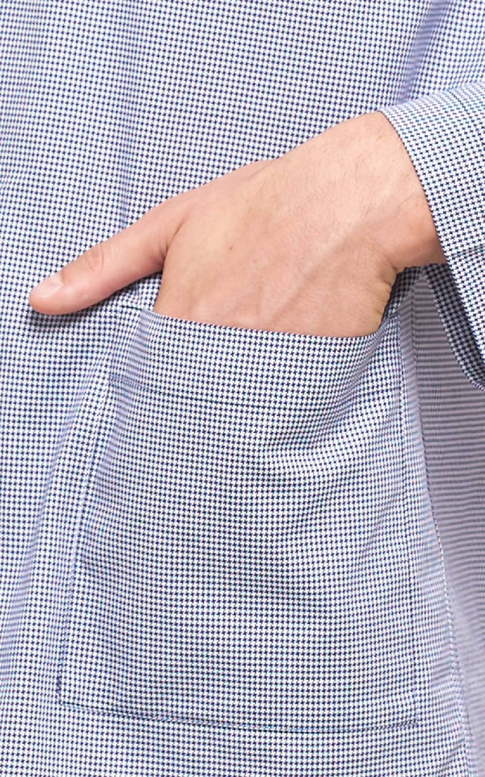 Julipet Pigiama Classico In Pregiato Tessuto Jacquard Di Puro Cotone