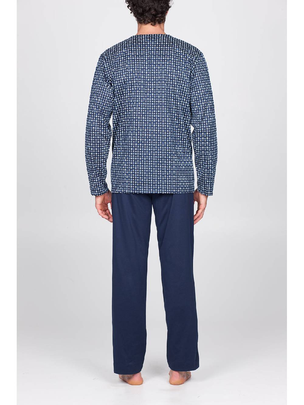 Julipet Pigiama Classico In Setoso Puro Cotone Mercerizzato