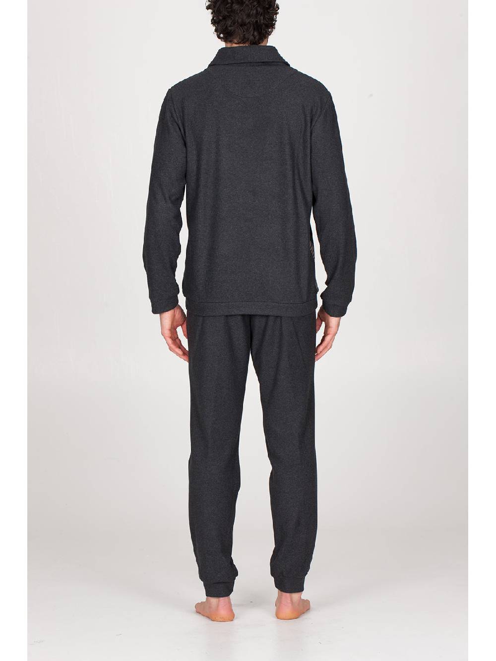 Julipet Pigiama Collo Incrociato In Confortevole Jacquard Di Cotone