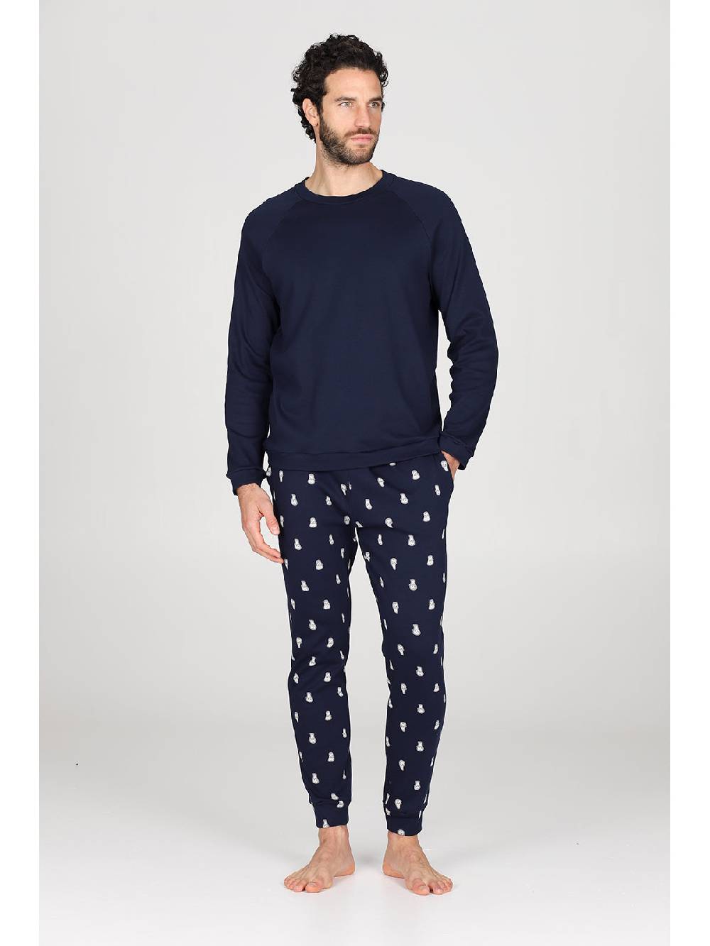 Julipet Pigiama Con Coulisse Artist Edition, In Caldo Interlock Di Puro Cotone