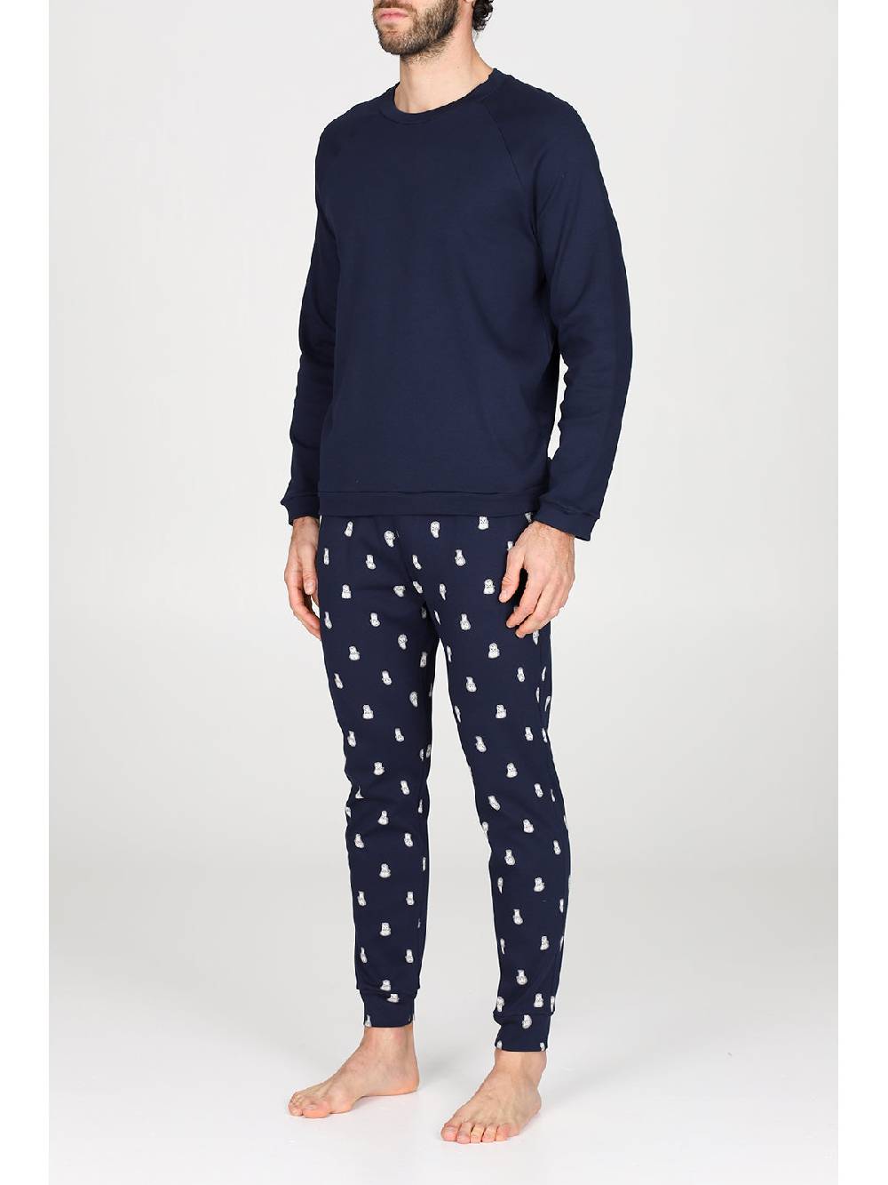 Julipet Pigiama Con Coulisse Artist Edition, In Caldo Interlock Di Puro Cotone