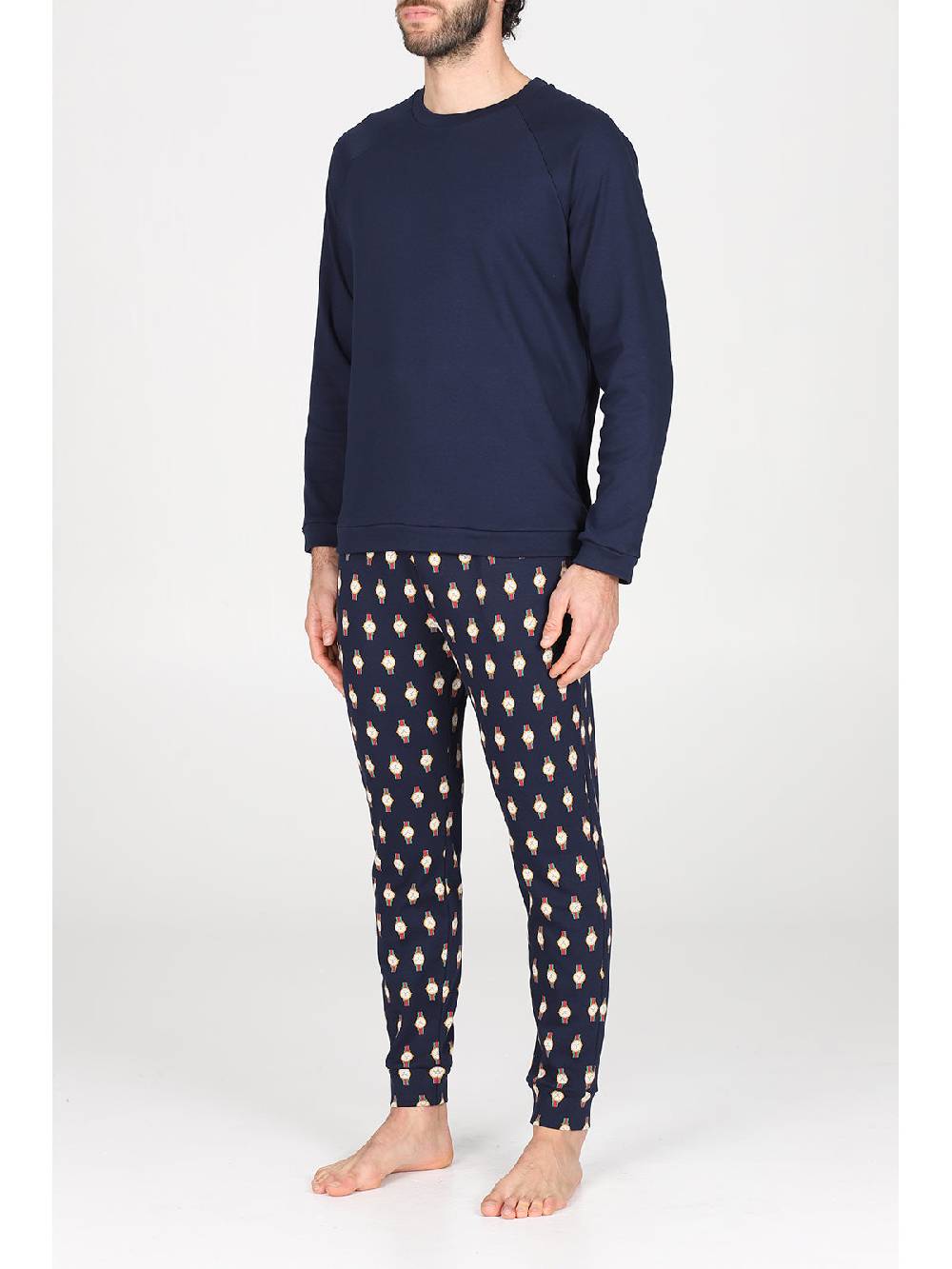 Julipet Pigiama Con Coulisse Artist Edition, In Caldo Interlock Di Puro Cotone