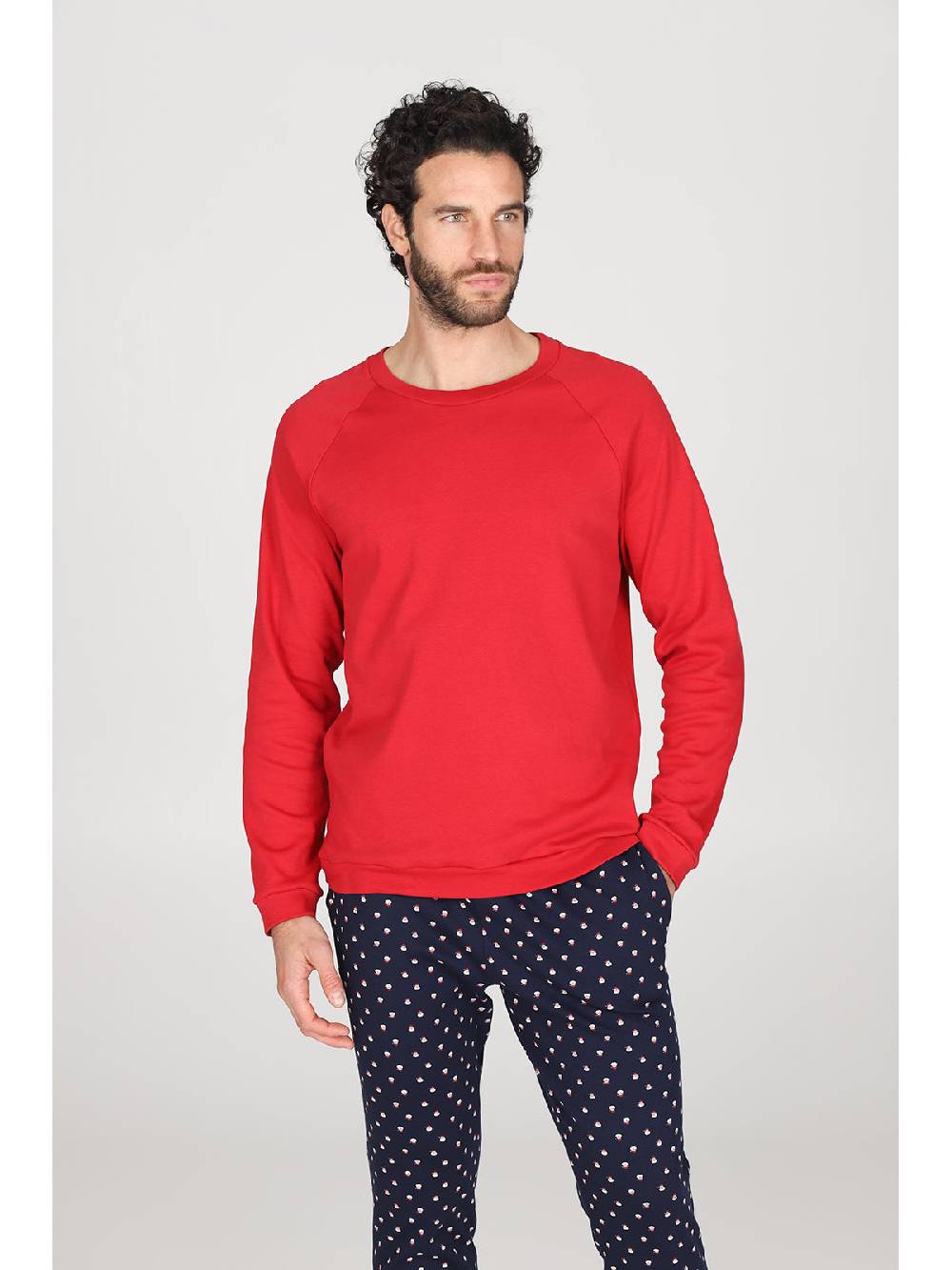 Julipet Pigiama Con Coulisse In Caldo Interlock Di Puro Cotone