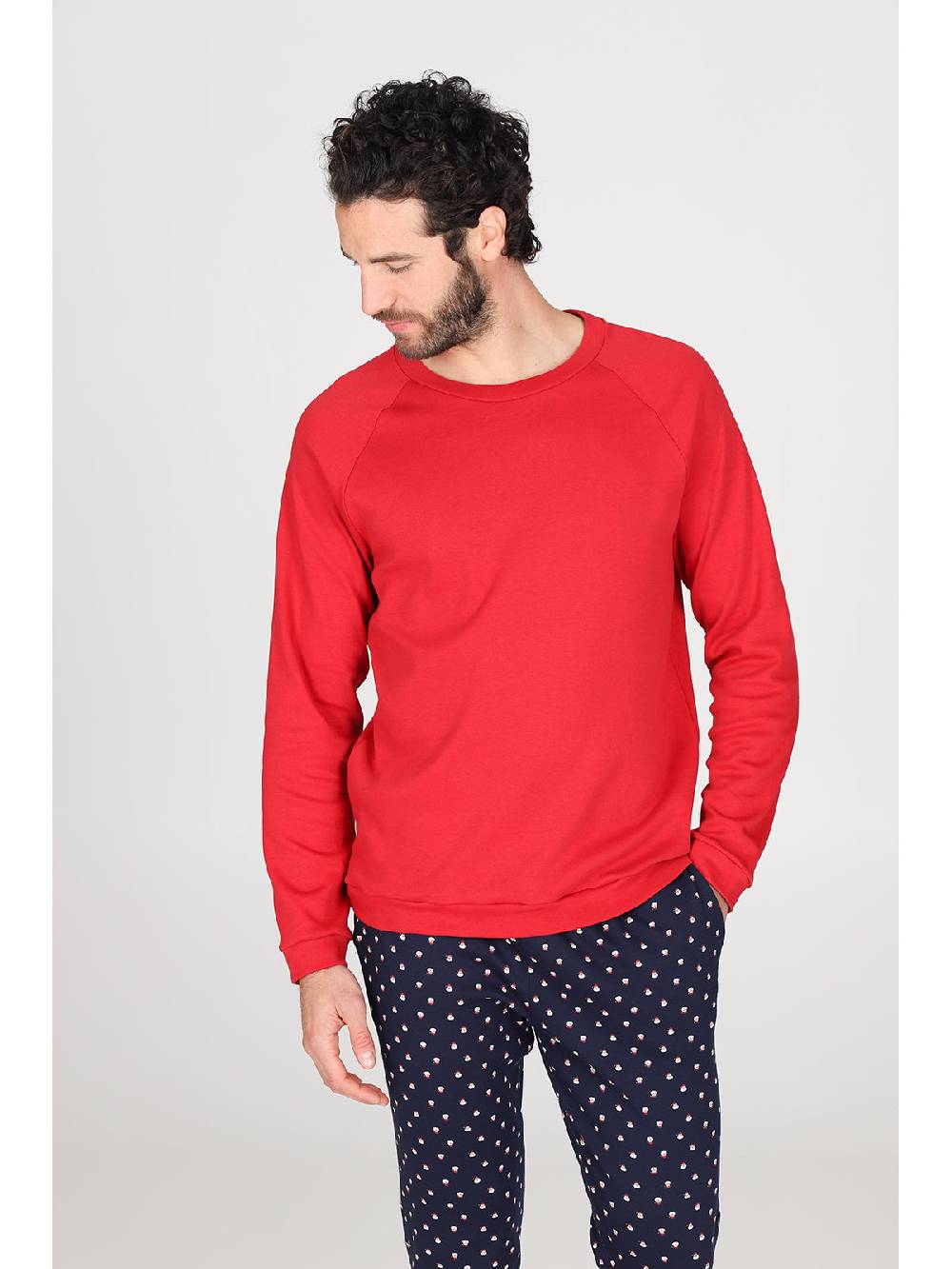 Julipet Pigiama Con Coulisse In Caldo Interlock Di Puro Cotone