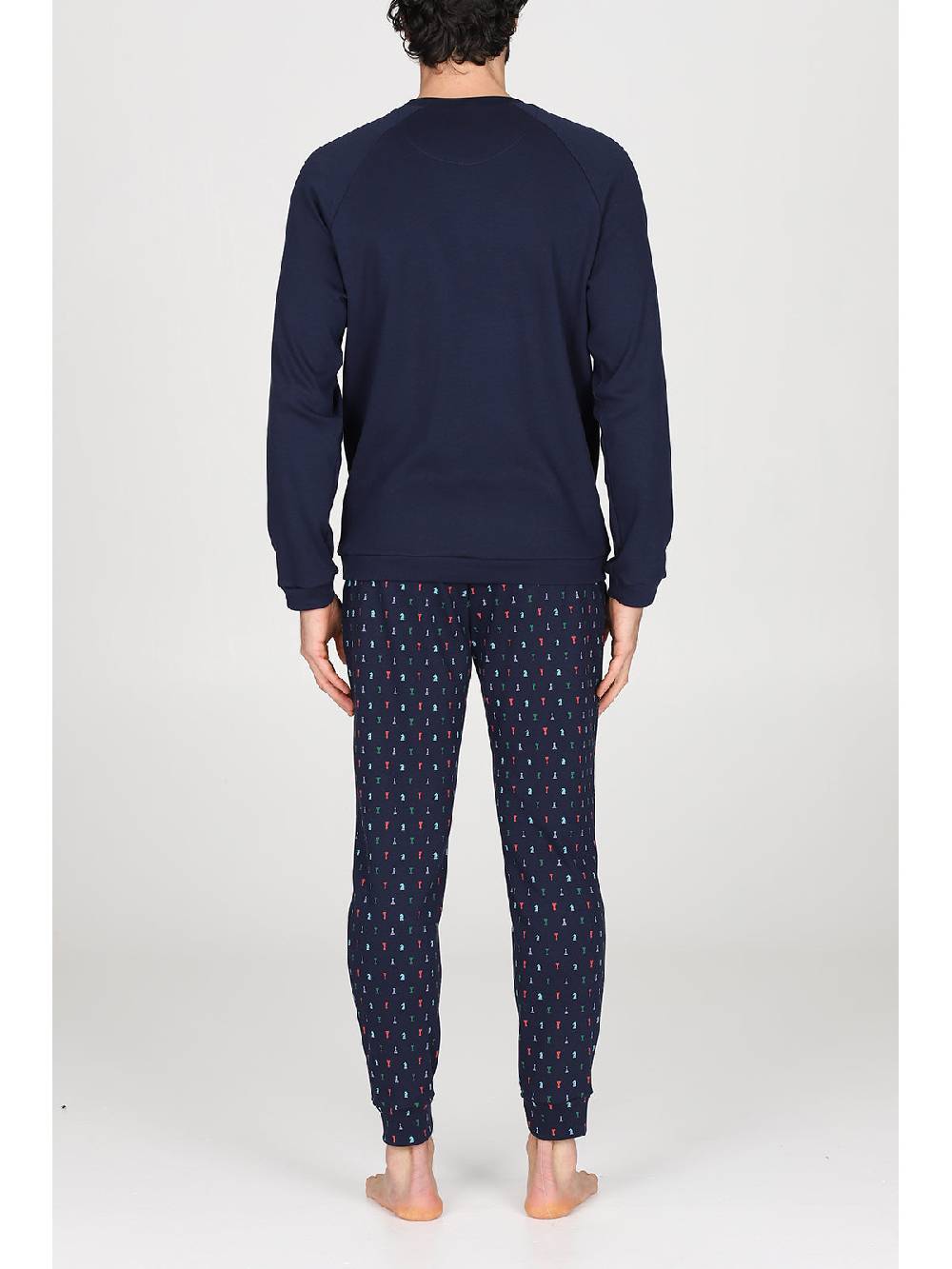 Julipet Pigiama Con Coulisse In Caldo Interlock Di Puro Cotone