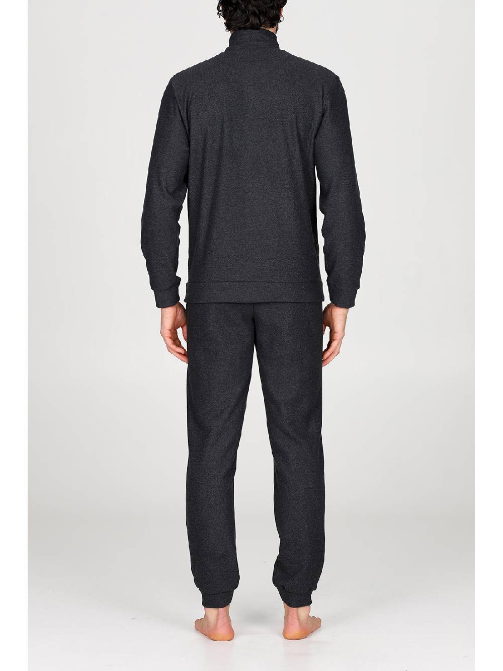 Julipet Pigiama Con Zip In Confortevole Jacquard Di Cotone