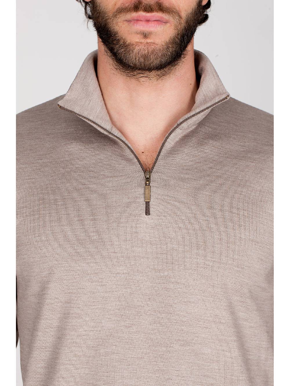 Julipet Pigiama Con Zip In Double Jersey Seta E Cotone