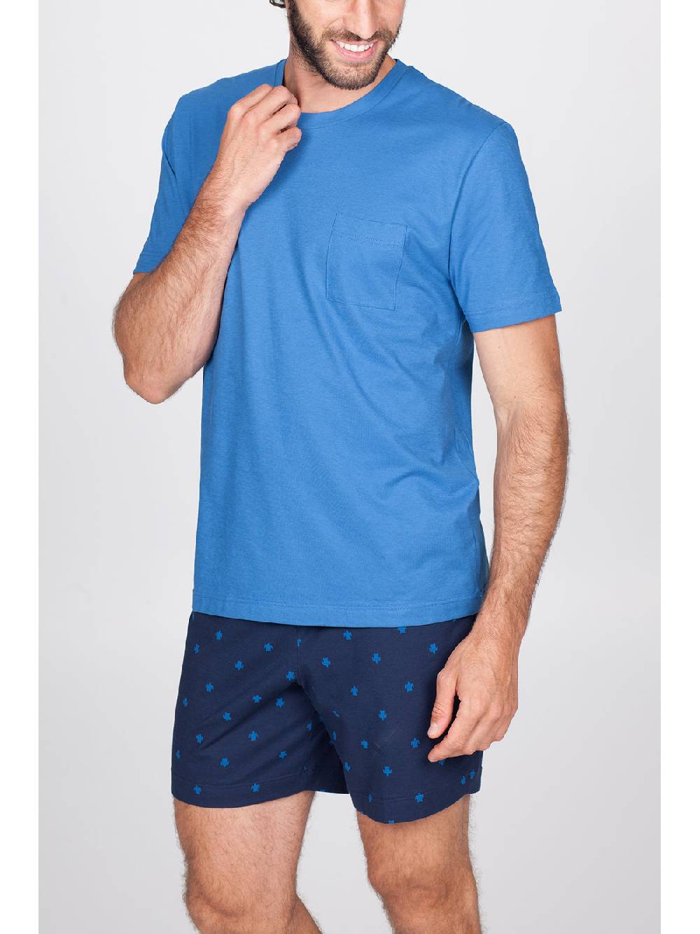 Julipet Pigiama Corto Artist Edition In Leggero Jersey Di Puro Cotone