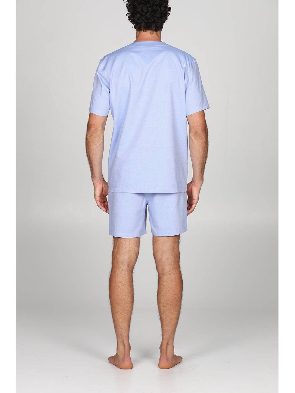 Julipet Pigiama Corto Cardigan In Pregiato Popeline, Classicità E Comfort