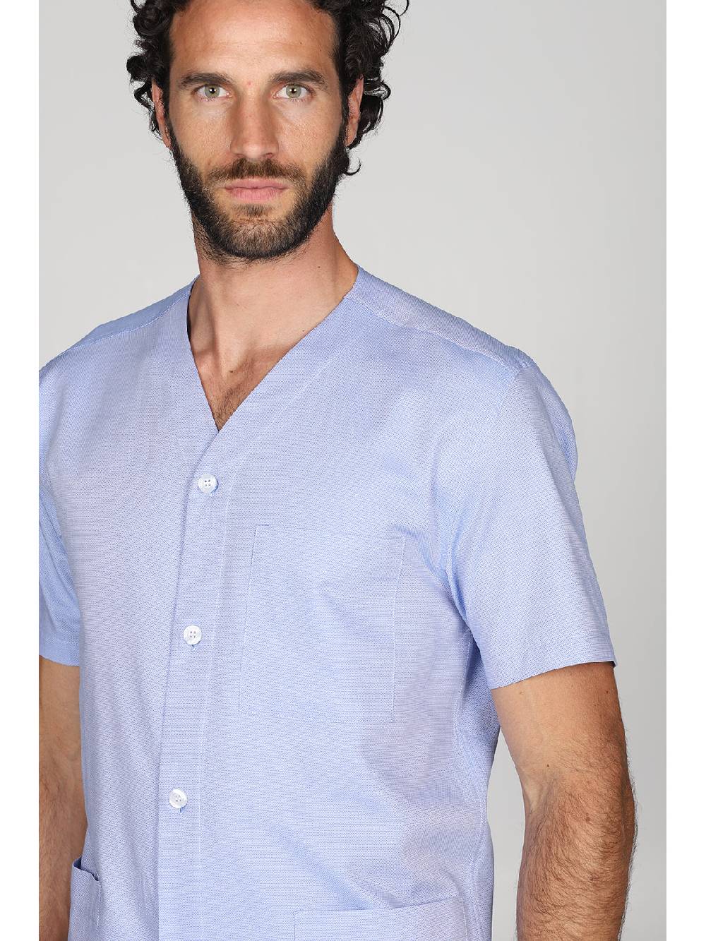 Julipet Pigiama corto cardigan in pregiato popeline, classicità e comfort