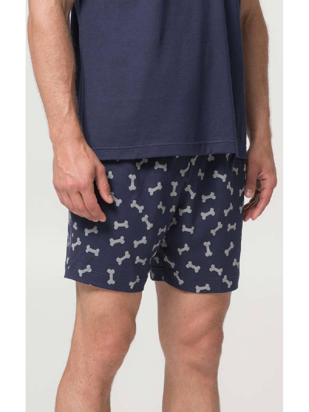 Julipet Pigiama Corto Girocollo In Traspirante Jersey Di Puro Cotone S/z