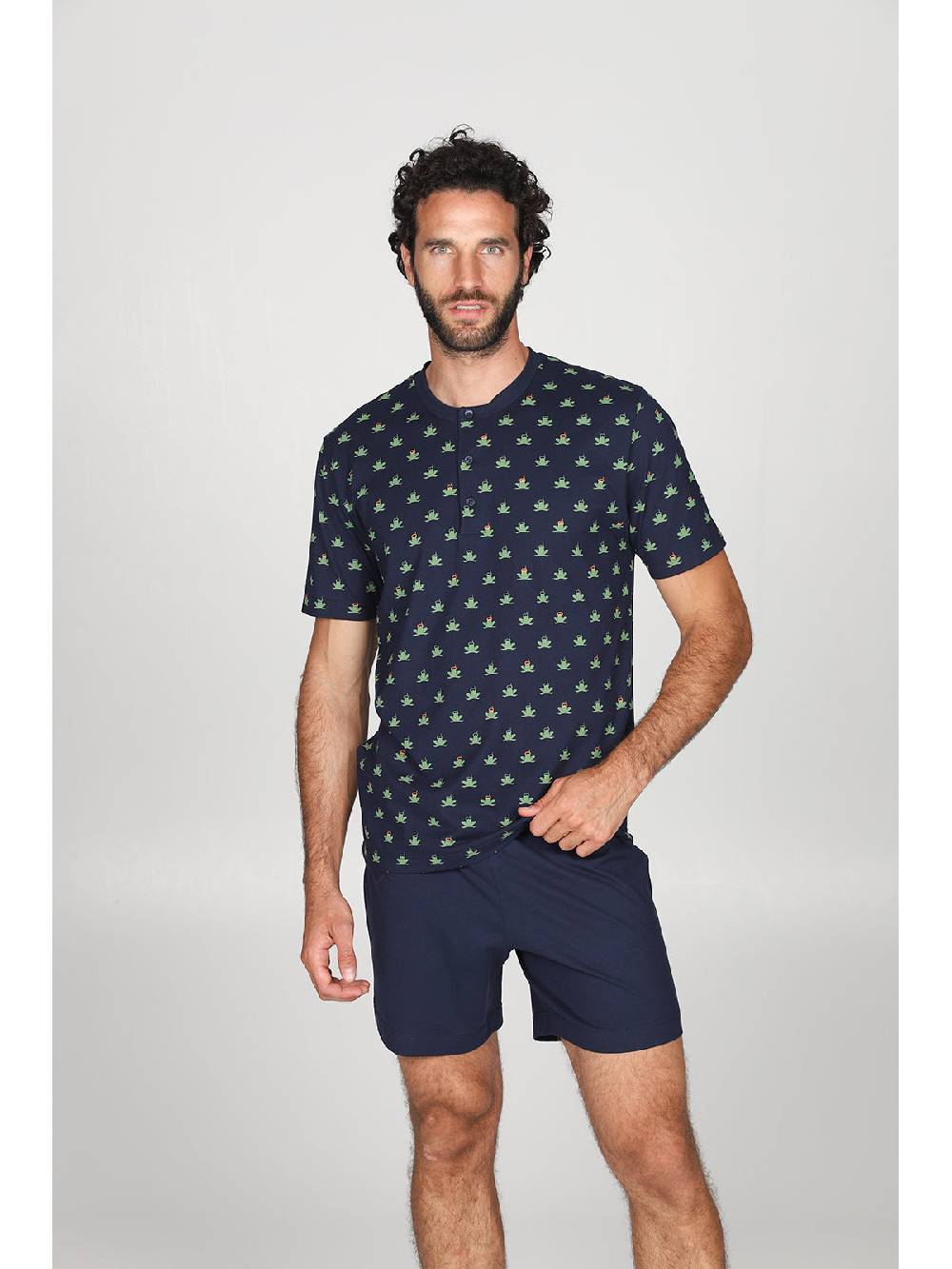 Julipet Pigiama Corto In Esclusivo E Leggero Jersey Di Puro Cotone Doppia Torsione