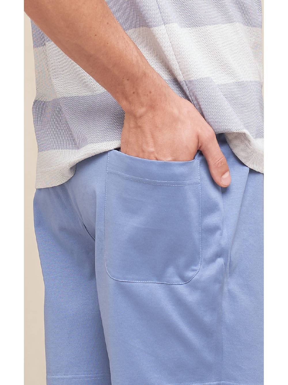 Julipet Pigiama Corto In Jersey Di Cotone Filo Di Scozia Stampato