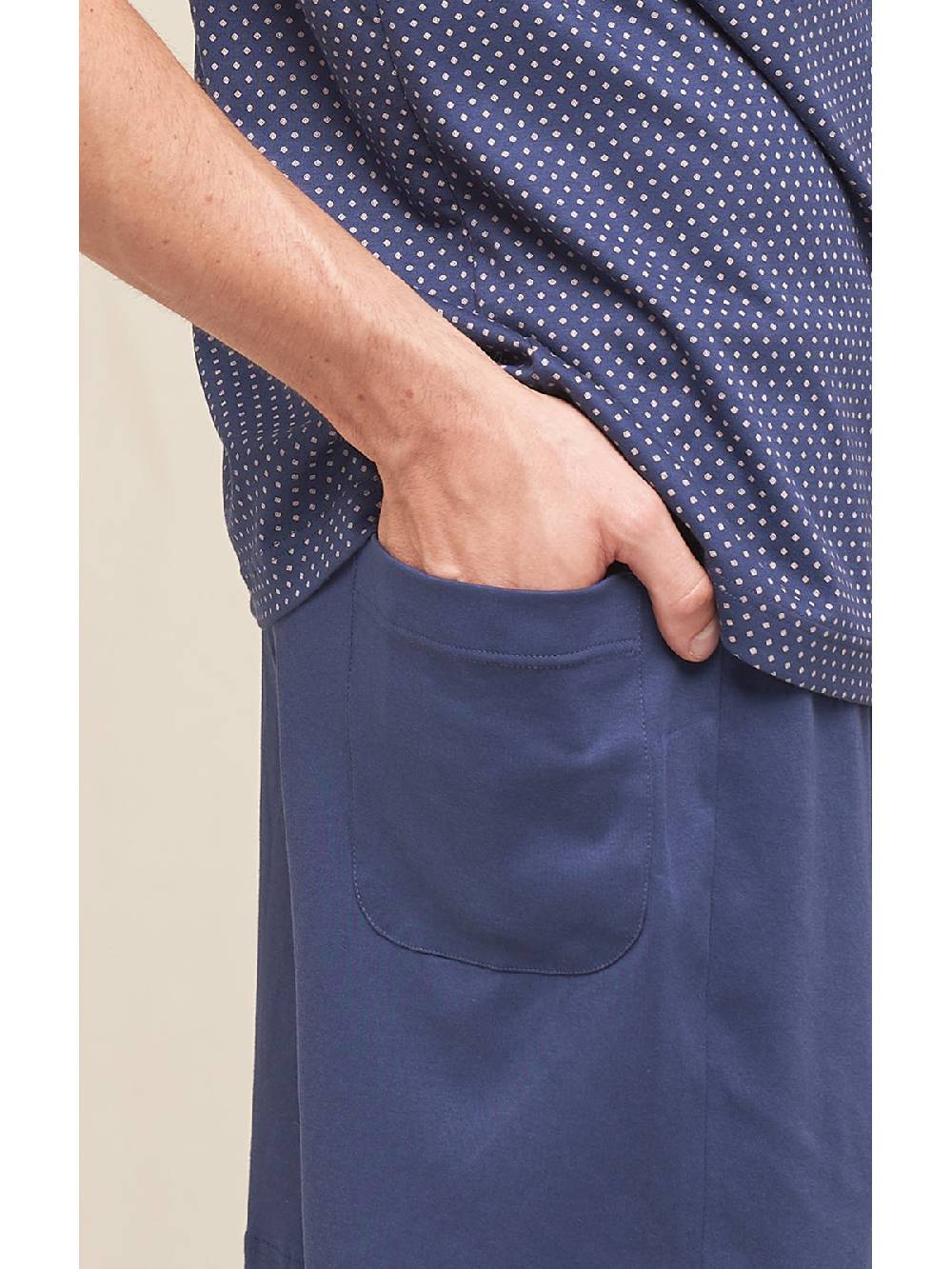 Julipet Pigiama Corto In Leggero Interlock Di Puro Cotone Stampato