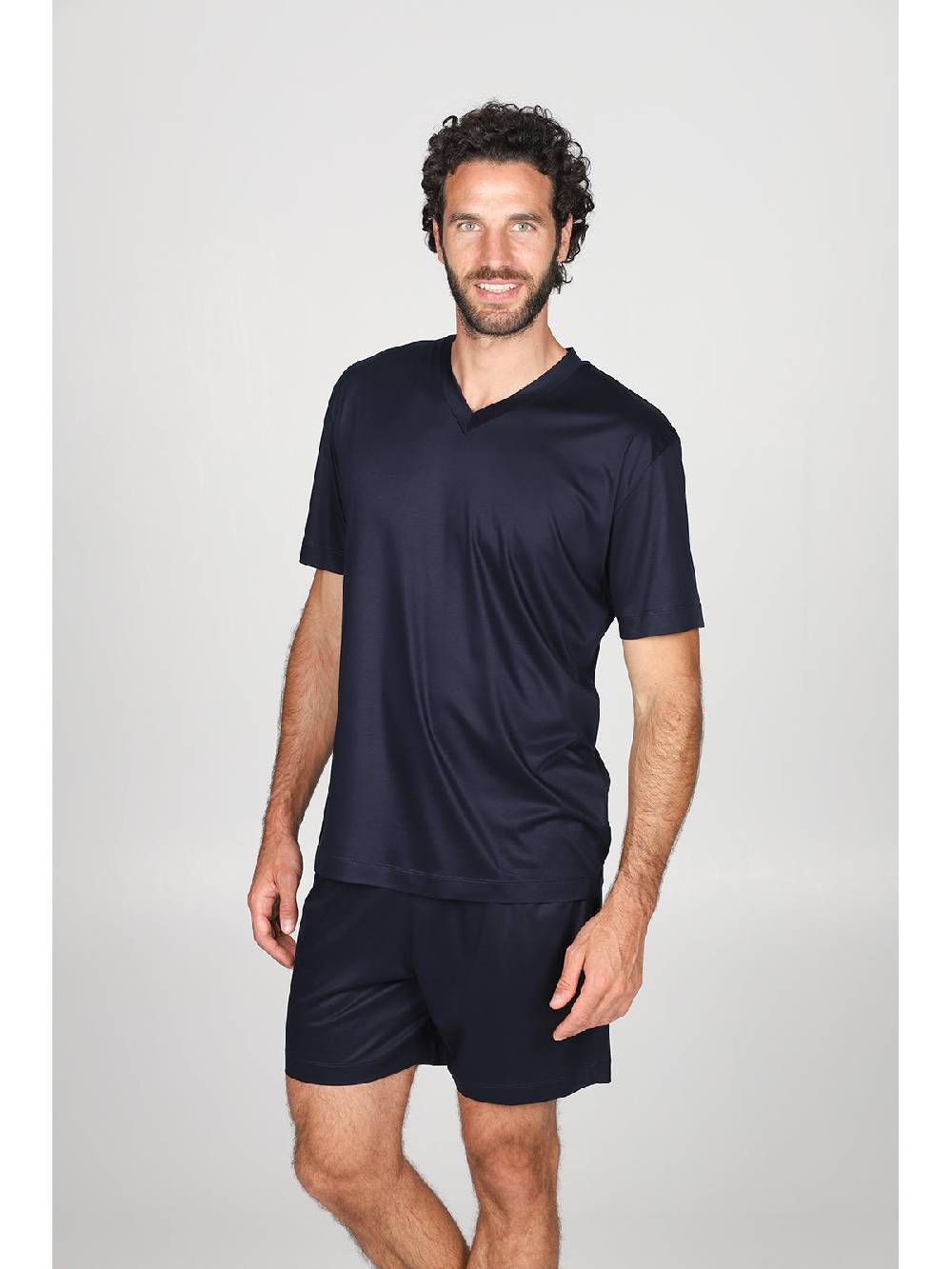 Julipet Pigiama Corto Scollo A V In Leggerissimo E Impalpabile 100% Lyocell