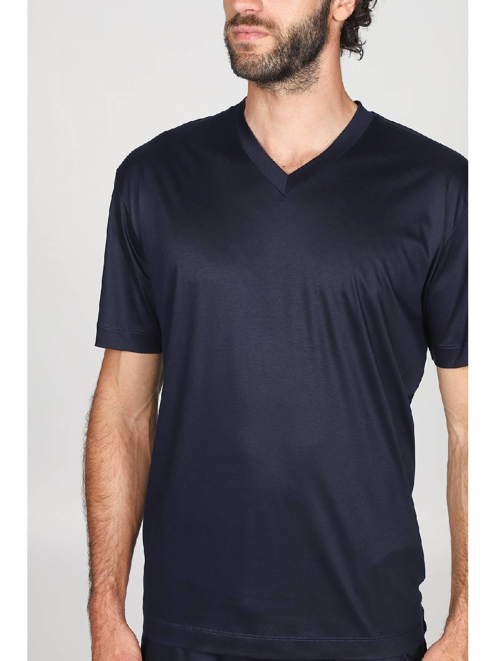 Julipet Pigiama corto scollo a v in leggerissimo e impalpabile 100% lyocell