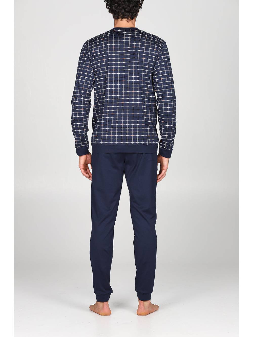 Julipet Pigiama Disegno A Quadri, In Confortevole E Superleggero Puro Cotone