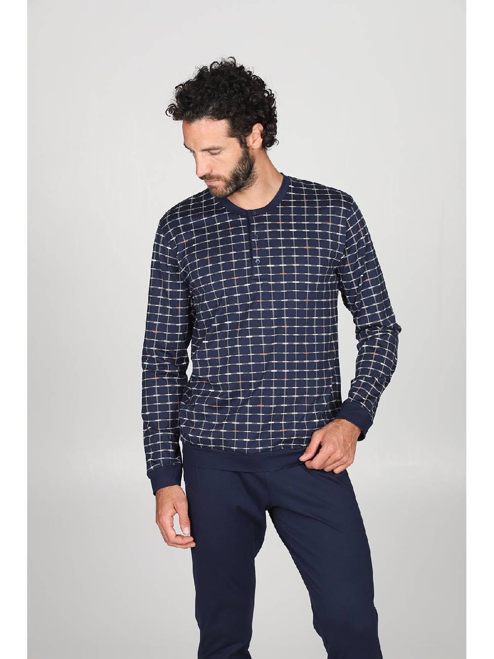 Julipet Pigiama Disegno A Quadri, In Confortevole E Superleggero Puro Cotone