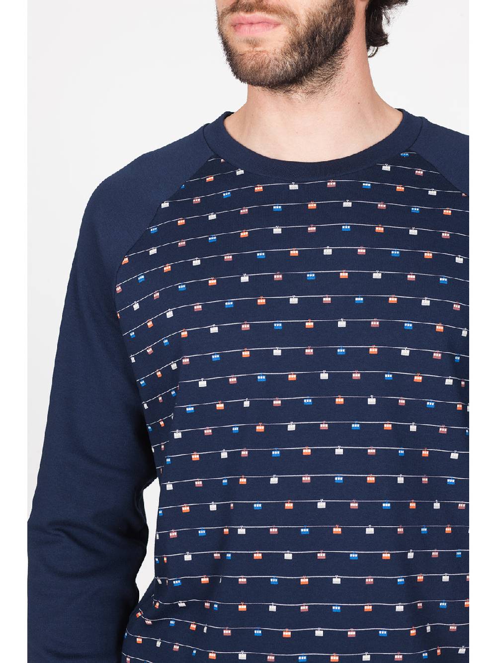 Julipet Pigiama Girocollo In Morbido Interlock Di Puro Cotone