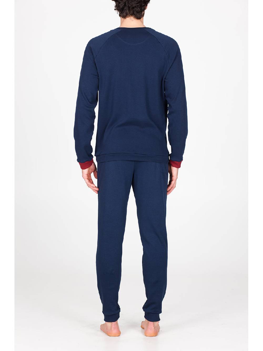 Julipet Pigiama Girocollo In Morbido Interlock Di Puro Cotone