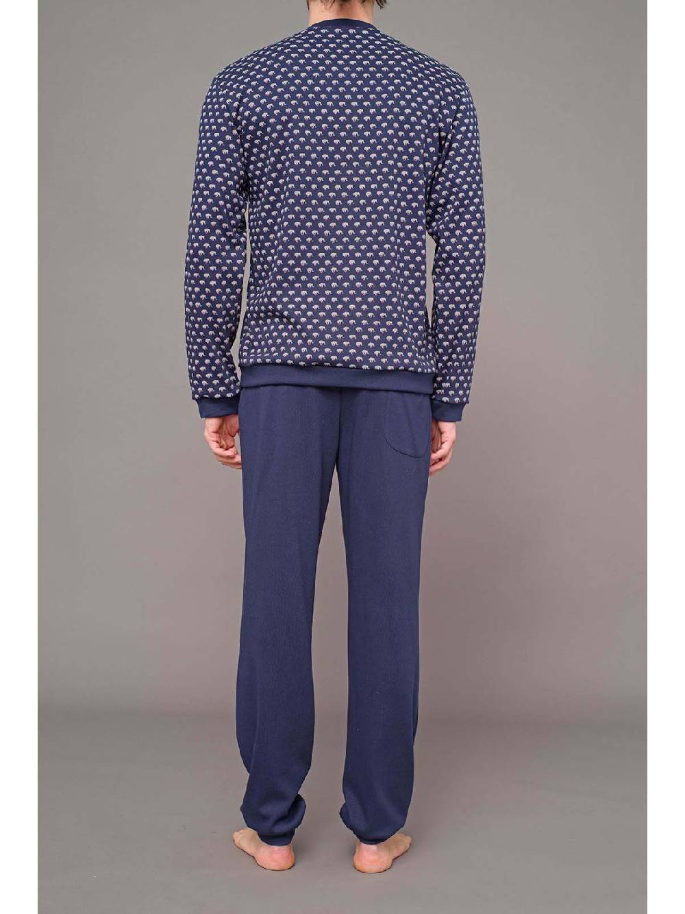 Julipet Pigiama In Interlock Stampato Di Puro Cotone