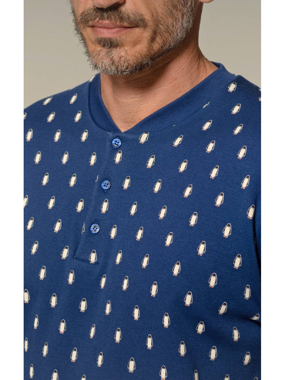 Julipet Pigiama In Interlock Stampato Di Puro Cotone