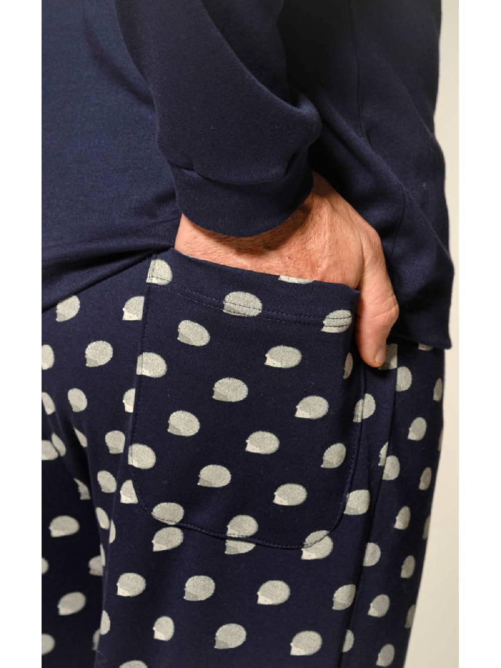 Julipet Pigiama In Interlock Stampato Di Puro Cotone