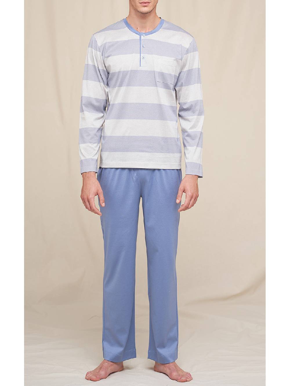 Julipet Pigiama In Jersey Di Cotone Filo Di Scozia Stampato