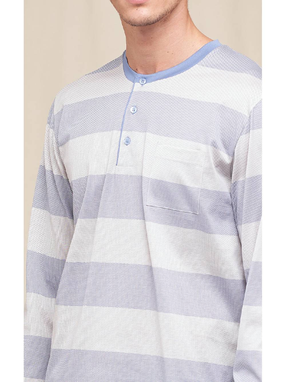 Julipet Pigiama in jersey di cotone filo di scozia stampato