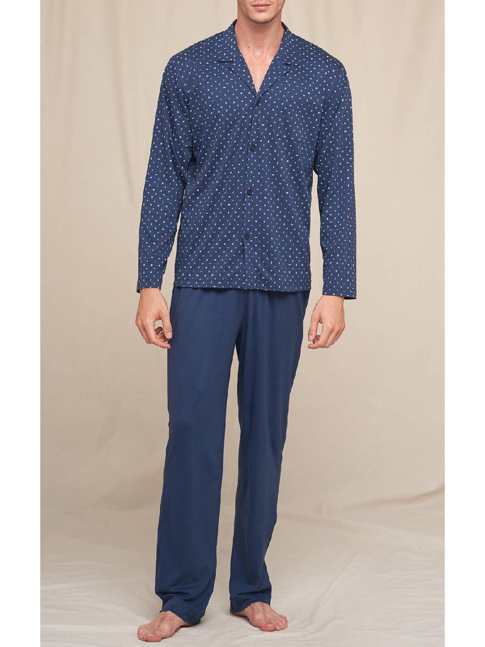 Julipet Pigiama in leggero interlock di puro cotone stampato