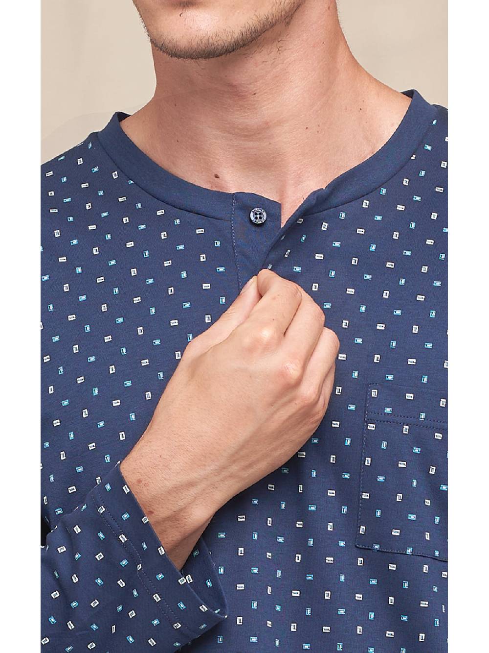 Julipet Pigiama In Leggero Interlock Di Puro Cotone Stampato