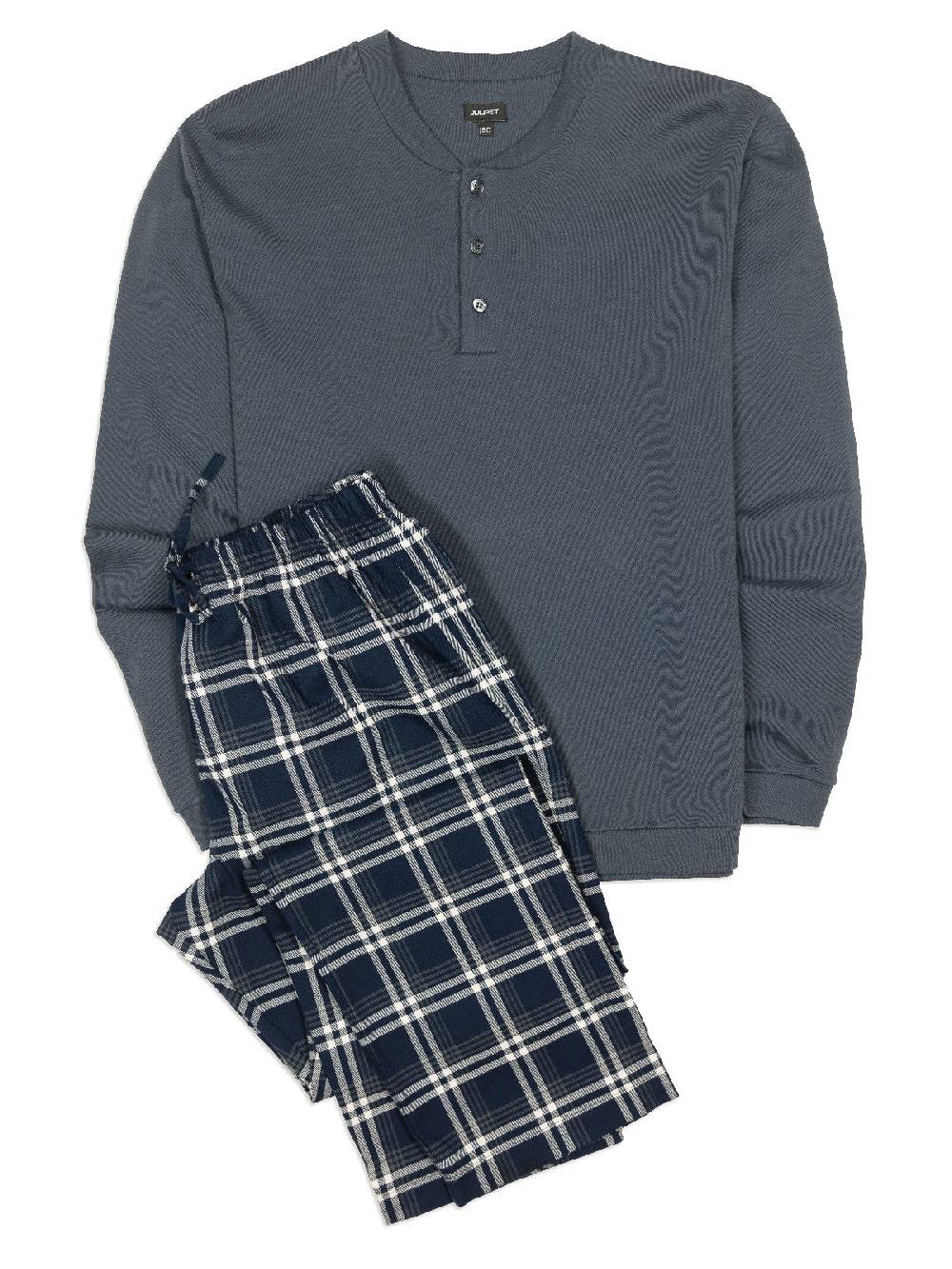 Julipet Pigiama in morbida flanella e interlock di puro cotone