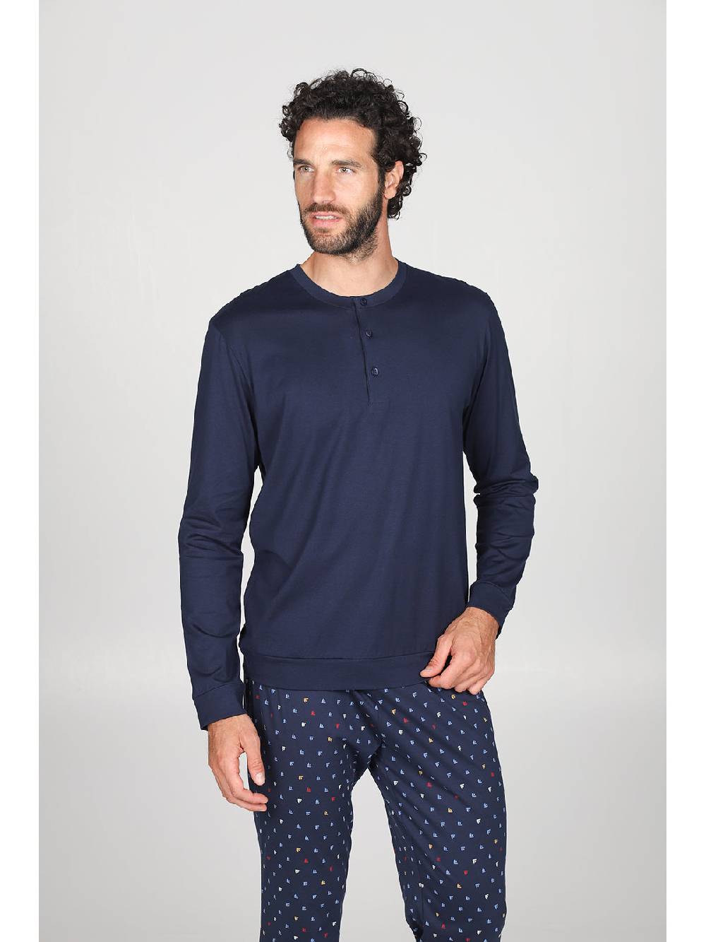 Julipet Pigiama In Soffice Puro Cotone Doppio Ritorto, Fantasia"barche"