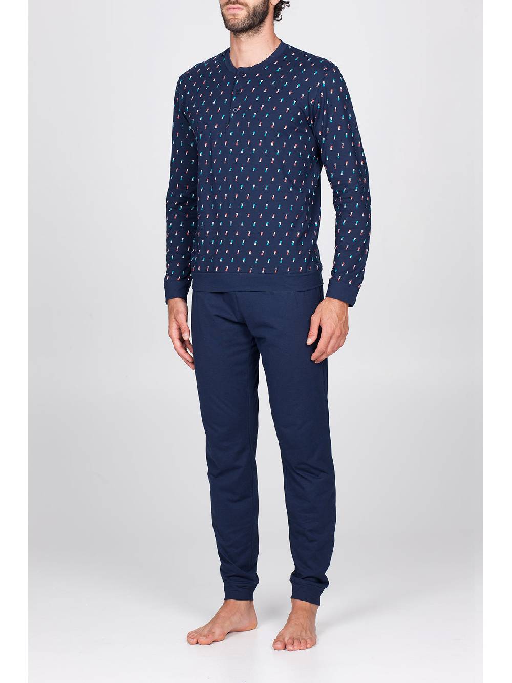 Julipet Pigiama In Traspirante Jersey Di Puro Cotone S/z