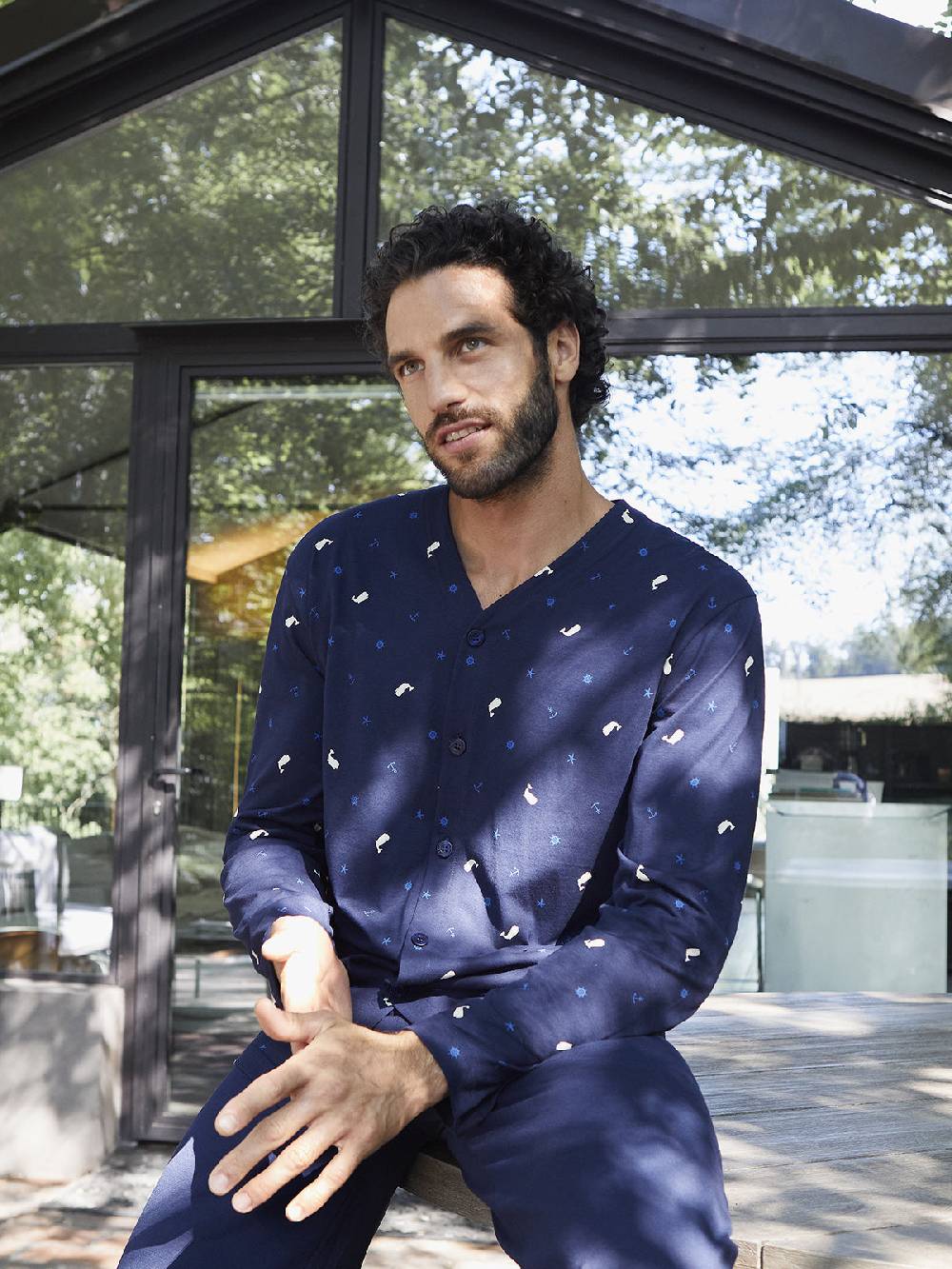 Julipet Pigiama in traspirante jersey di puro cotone s/z