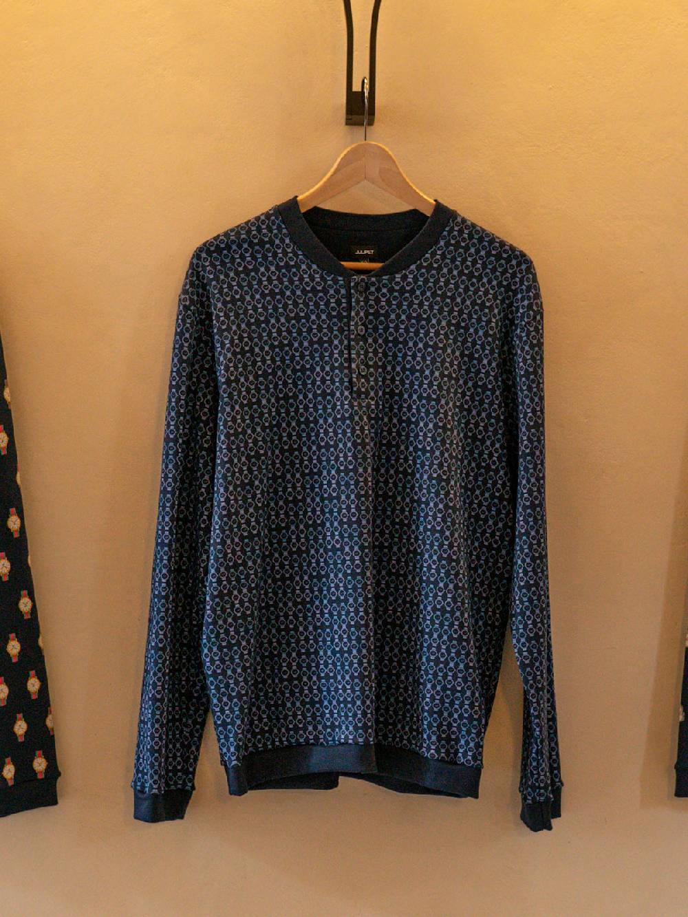 Julipet Pigiama Serafino Artist Edition, In Caldo Interlock Di Puro Cotone