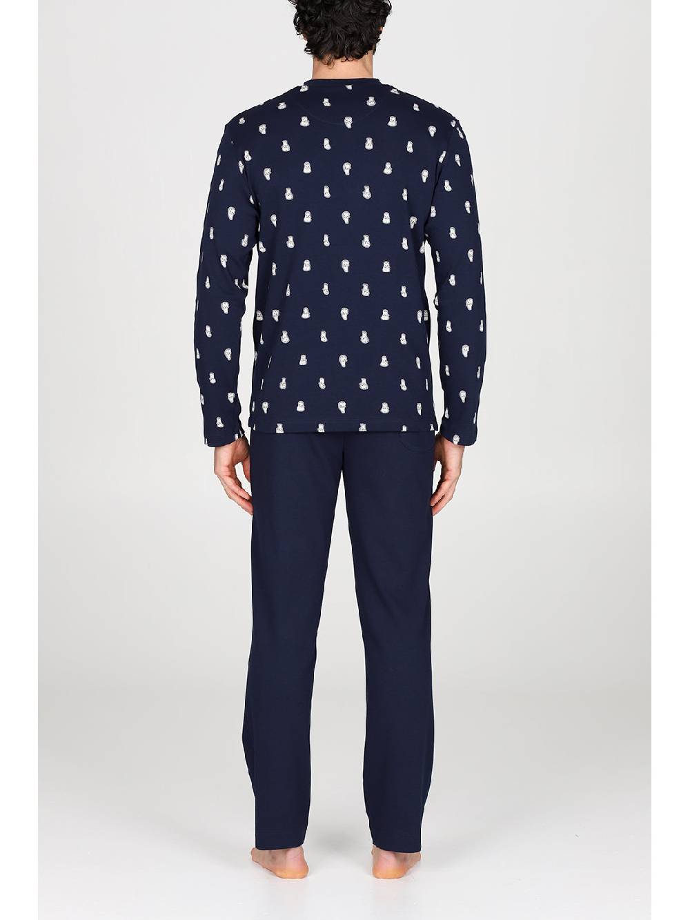 Julipet Pigiama Serafino Artist Edition, In Caldo Interlock Di Puro Cotone