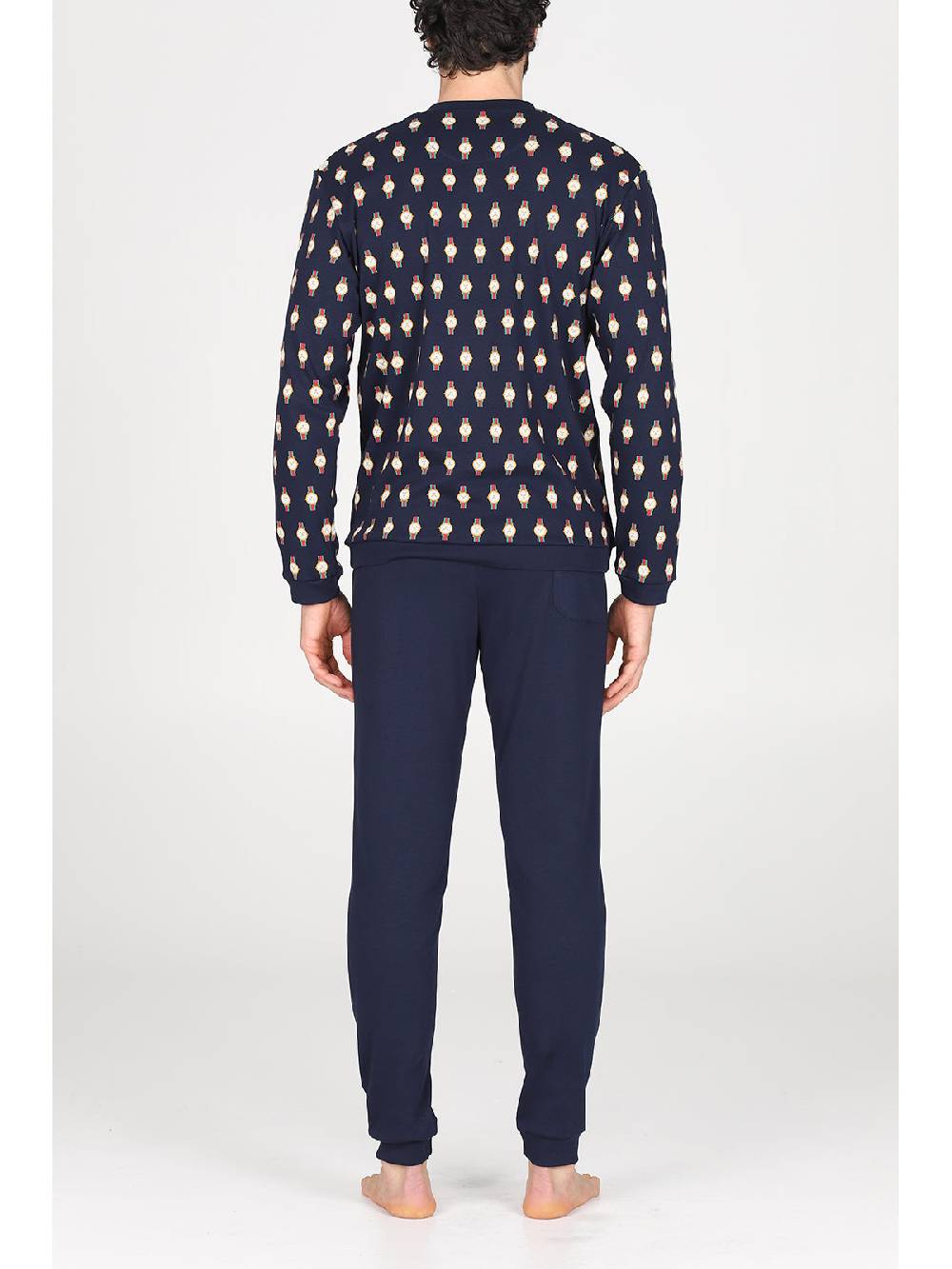 Julipet Pigiama Serafino Artist Edition, In Caldo Interlock Di Puro Cotone