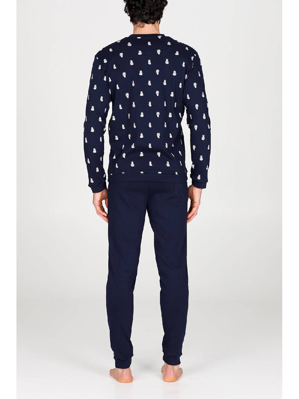 Julipet Pigiama Serafino Artist Edition, In Caldo Interlock Di Puro Cotone