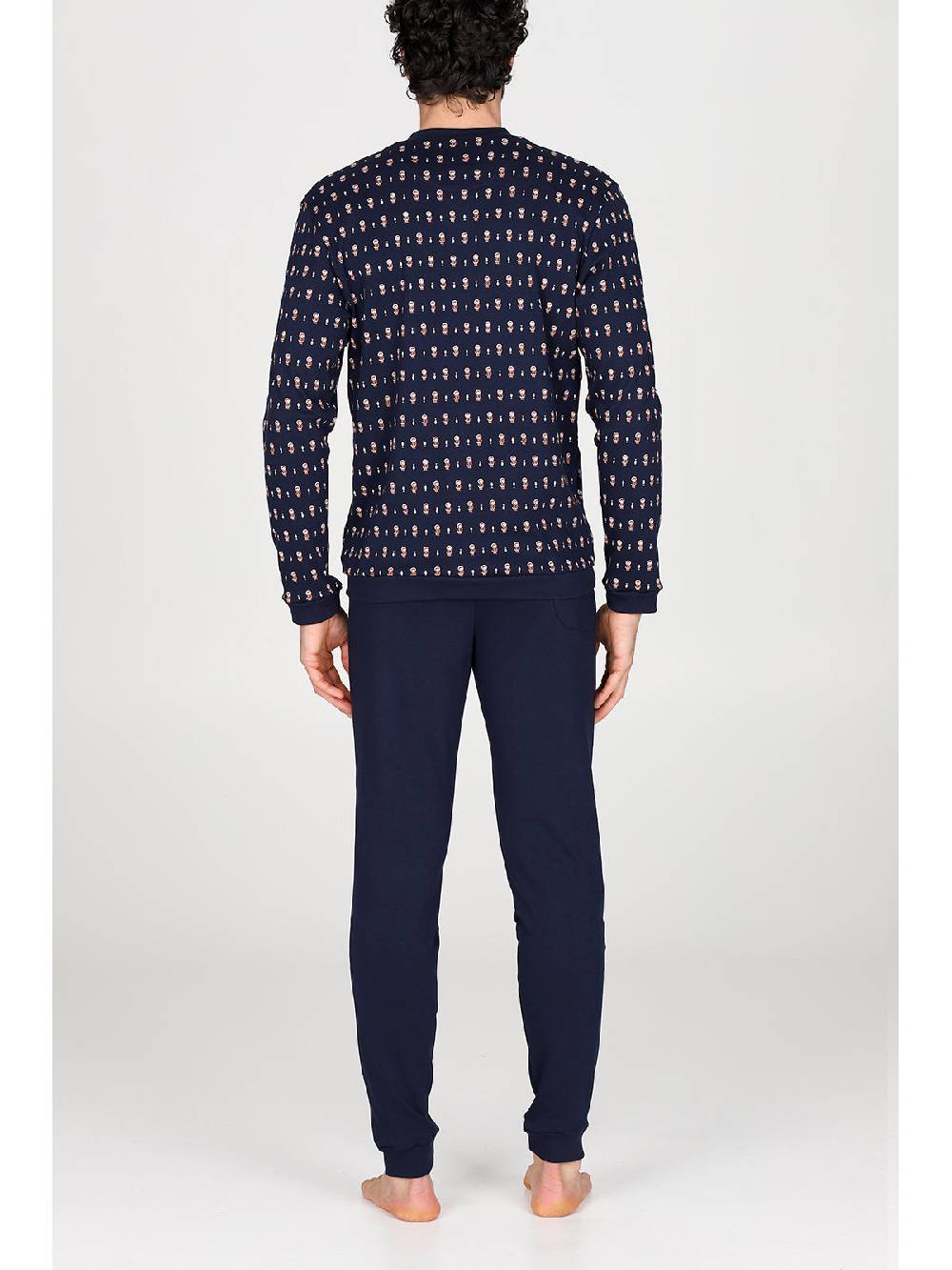 Julipet Pigiama Serafino In Caldo Interlock Di Puro Cotone