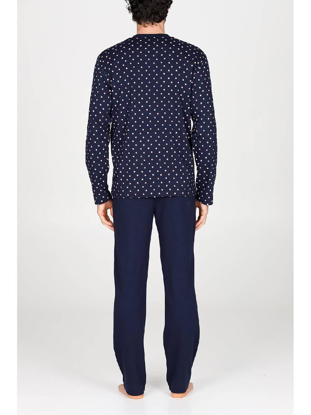 Julipet Pigiama Serafino In Caldo Interlock Di Puro Cotone