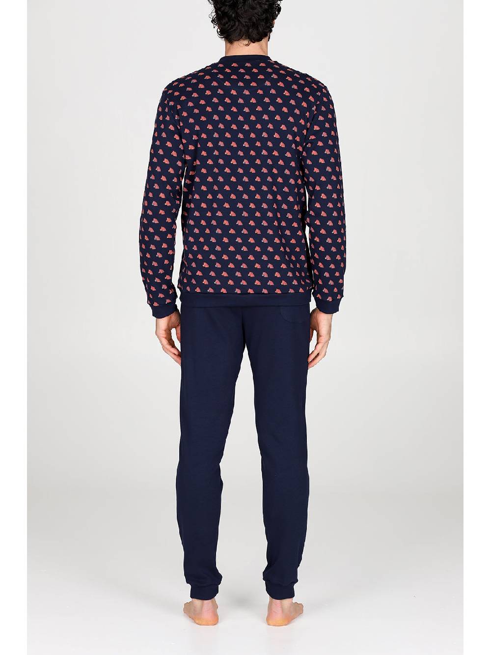 Julipet Pigiama Serafino In Caldo Interlock Di Puro Cotone