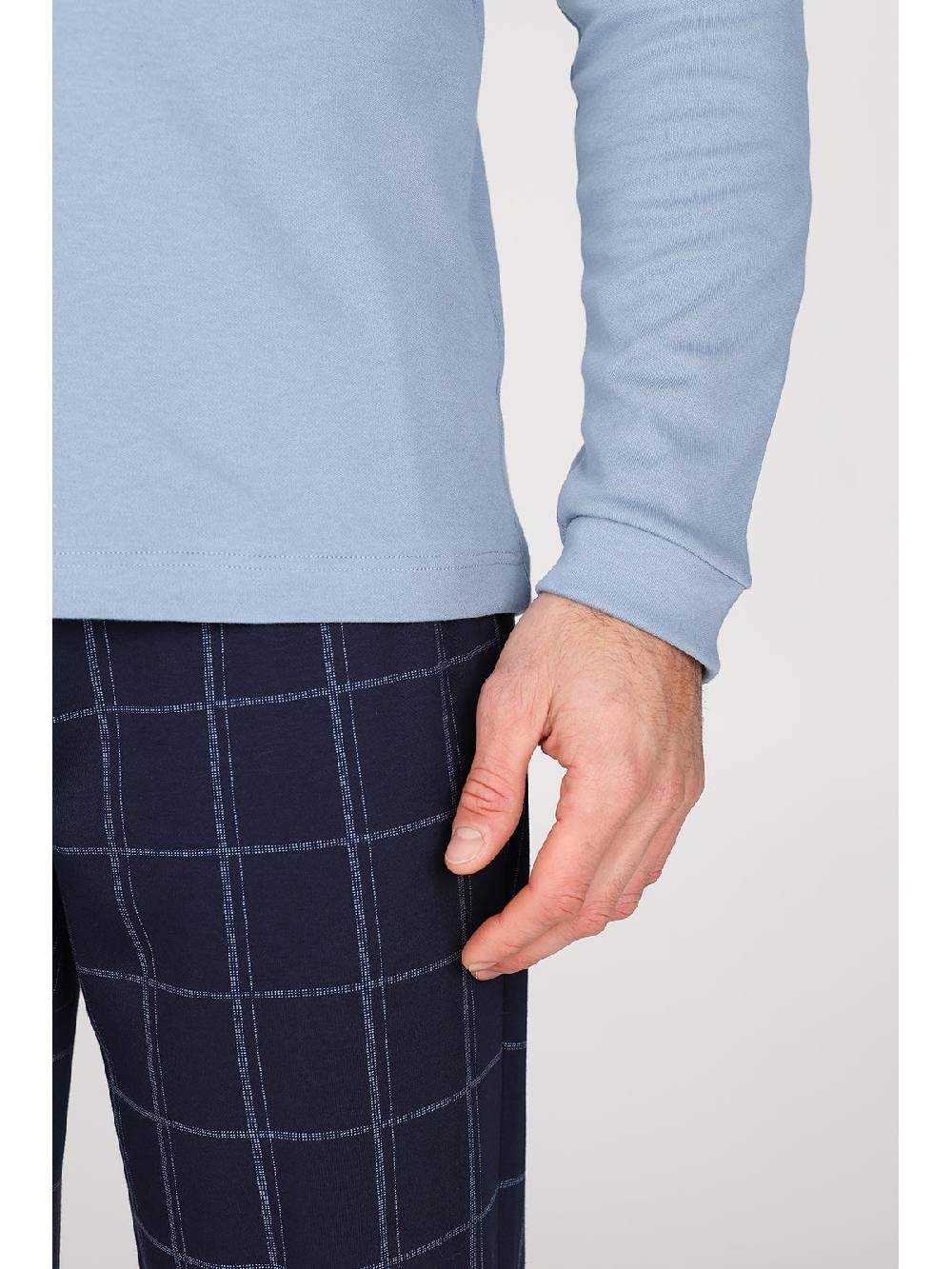 Julipet Pigiama Serafino In Caldo Interlock Di Puro Cotone