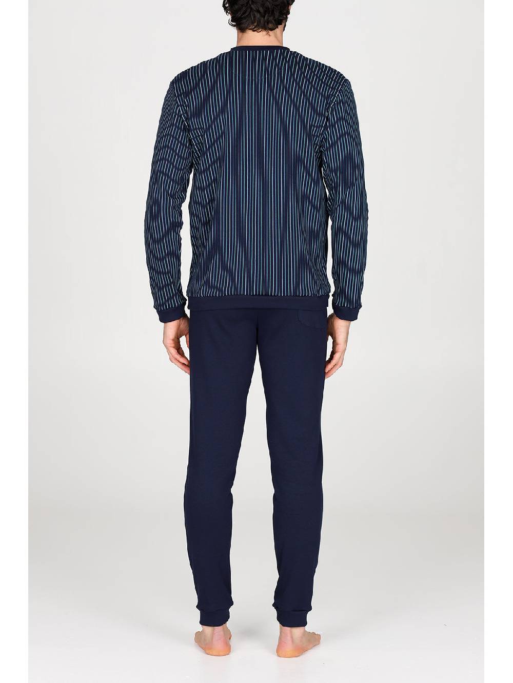 Julipet Pigiama Serafino In Caldo Interlock Di Puro Cotone