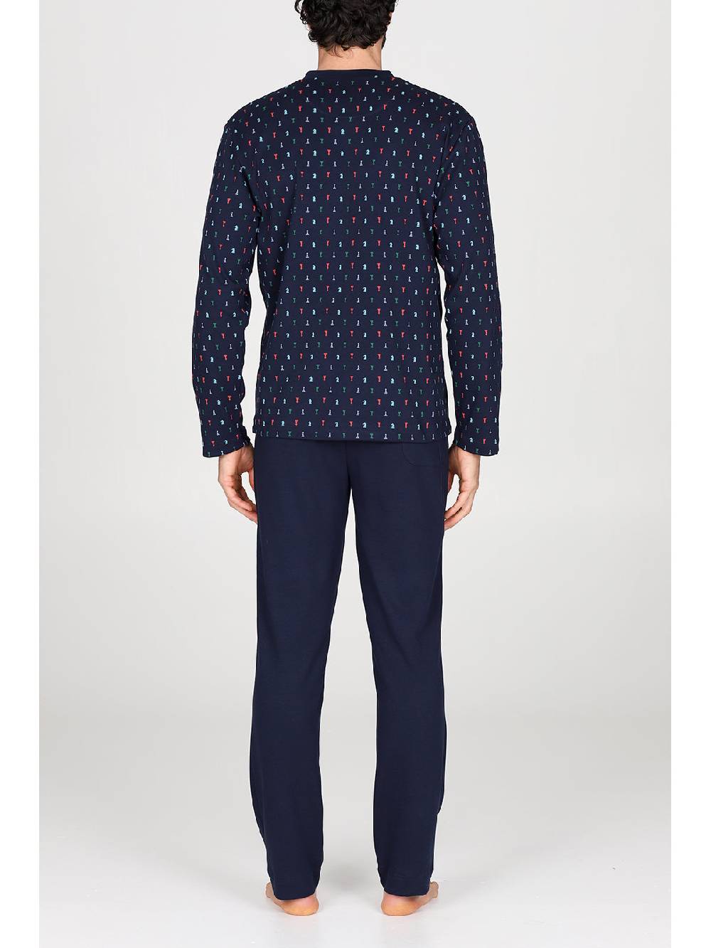 Julipet Pigiama Serafino In Caldo Interlock Di Puro Cotone