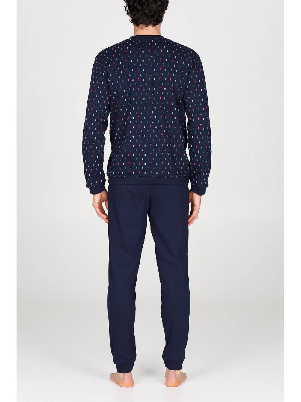 Julipet Pigiama Serafino In Caldo Interlock Di Puro Cotone