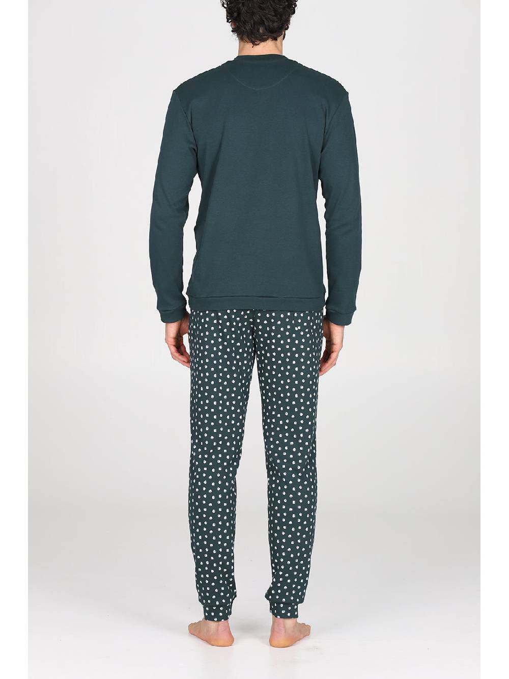 Julipet Pigiama Serafino In Caldo Interlock Di Puro Cotone